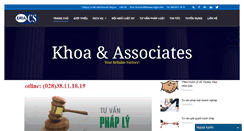 Desktop Screenshot of khoavacongsu.com